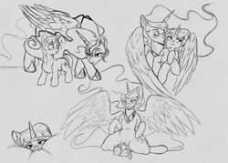 Size: 1980x1420 | Tagged: explicit, artist:silent_zer0, princess celestia, twilight sparkle, age difference, alicorn, bedroom eyes, blushing, cunnilingus, faceful of ass, facesitting, female, filly, filly twilight sparkle, foal, foalcon, forced kiss, g4, gray background, head between legs, horn, human vulva, human vulva on pony, imported from derpibooru, kissing, lesbian, lineart, mare, mare on filly, monochrome, nonconsensual, nudity, oral, pony, pony on pony action, sex, ship:twilestia, shipping, simple background, size difference, sketch, unicorn, unicorn twilight, varying degrees of want, vulva, younger