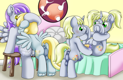 Size: 4000x2600 | Tagged: explicit, artist:pvryohei, oc, age difference, an egg being attacked by sperm, anus, baby, baby pony, babycon, balls, bed, bedroom, birth, birthing, chirpy hooves, clitoris, colt, creampie, cum, cumming, dipsy hooves, egg cell, erection, female, filly, flutter doo, foal, foalcon, frog (hoof), futa, futa chirpy hooves, futa filly, futa filly on mare, futa on female, g4, glasses, horn, imported from derpibooru, impregnation, incest, indoors, internal, intersex, labor, male, mare, mother and child, mother and daughter, nudity, offspring, pegasus, penetration, penis, pigtails, pillow, pony, pregnant, pregnant foal, product of incest, rule 63, sex, size difference, spermatozoon, underhoof, unicorn, vagina, vaginal, vaginal creampie, vaginal secretions, vulva, vulvar winking, wall of tags, x-ray