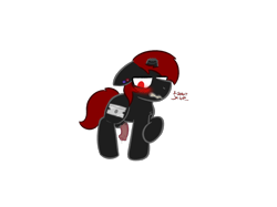 Size: 2732x2048 | Tagged: explicit, artist:background pony #b6c5, oc, oc:razor blade, oc:razor blade (batches of ponies), alternate version, anonymous artist, avoiding eye contact, blush lines, blushing, broken horn, colt, colt oc, dialogue, donut steel, ear piercing, edgy, embarrassed, emo, foal, foalcon, gritted teeth, horn, horsecock, imported from derpibooru, male, nudity, oc only, penis, piercing, pony, pony oc, raised hoof, red and black oc, red eyes, simple background, solo, teeth, transparent background, unicorn, unicorn oc