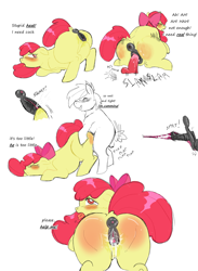 Size: 1984x2716 | Tagged: explicit, artist:llkki, apple bloom, anatomically correct, announcing ejaculation, anus, apple bloom's bow, asking for it, begging for it, bow, butt, colt, colt on filly, creampie, cum, cumming, dialogue, dildo, dildo sitting, dock, earth pony, estrus, female, filly, foal, foalcon, from behind, g4, hair bow, hoofing self, horny, horsecock, imported from derpibooru, insertion, looking at you, male, masturbation, nudity, orgasm, orgasm cumshot, penetration, penis, pipsqueak, plot, ponut, pony, presenting, sex, sex toy, simultaneous orgasm, small penis, squirting, straight, straight shota, tail, talking to viewer, vaginal, vaginal creampie, vaginal hoofing, vaginal insertion, vaginal masturbation, vaginal orgasm, vaginal secretions, vulva