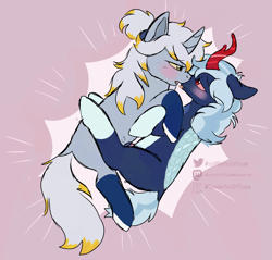 Size: 2834x2707 | Tagged: explicit, artist:spoonfulofsuga, oc, oc:caramel swirl, oc:peppermint patty, after kiss, bedroom eyes, blushing, commission, cunnilingus, drool, drool string, duo, duo female, female, filly, filly on filly, foal, foalcon, fraternal twins, horn, imported from derpibooru, incest, kirin, lesbian, oc only, oc x oc, oral, orgasm, pony, sex, shipping, sibling incest, siblings, signature, sisters, smiling, squirting, tail, tongue out, tribadism, twincest, twins, unicorn, vaginal orgasm, vaginal secretions