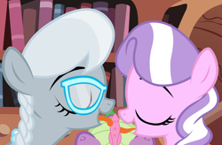 Size: 3061x2009 | Tagged: explicit, diamond tiara, silver spoon, spike, .svg available, artist needed, barbed penis, book, bookshelf, braid, dragon, dragon dick, earth pony, eyes closed, female, filly, filly on dragon, filly on dragon male, foal, foalcon, g4, glasses, golden oaks library, high res, imported from derpibooru, interspecies, jewelry, licking, licking cock, lucky bastard, male, necklace, nudity, offscreen character, offscreen male, oral, penis, pony, pony on dragon action, sex, ship:silverspike, ship:spiketiara, ship:spiketiaraspoon, shipping, show accurate, show accurate porn, source needed, straight, svg, tongue out, trio, vector
