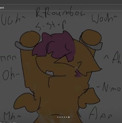Size: 1331x1342 | Tagged: grimdark, questionable, artist:worry qwp., scootaloo, comic:silly comic, abuse, comic, crappy art, crying, cuffs, female, filly, foal, foalcon, g4, handcuffed to wall, implied rainbow dash, imported from derpibooru, offscreen character, offscreen female, offscreen sex, oh no, part of a series, part of a set, pegasus, pony, rape, scootabuse, sex, short mane, solo, solo female, sweat, this ended in rape, tiktok slideshow, tiktok source