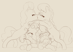 Size: 2207x1583 | Tagged: explicit, semi-grimdark, artist:starvingunicorn, diamond tiara, silver spoon, sweetie belle, anus, balls, blank flank, blowjob, bondage, creampie, crotchboobs, crying, cum, cum in mouth, deepthroat, double penetration, dubious consent, earth pony, eyes closed, female, filly, foal, foalcon, futa, futa diamond tiara, futa filly, futa filly on filly, futa on female, futa silver spoon, g4, glasses, horn, imported from derpibooru, intersex, kissing, lineart, monochrome, multiple penetration, nipples, nudity, oral, oral creampie, penetration, penis, ponut, pony, sex, spitroast, threesome, unicorn, uterus, vagina, vaginal, vaginal creampie, vaginal secretions, vulva, x-ray, ziptie