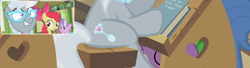Size: 3996x1080 | Tagged: explicit, apple bloom, diamond tiara, silver spoon, spike, archer (g4), baby, baby dragon, baby dragon on filly, book, braid, call of the cutie, classroom, composite screencap, cunnilingus, desk, dragon, dragon on filly, dragon on filly action, dragon on pony action, earth pony, edit, edited screencap, family appreciation day, female, filly, foal, foalcon, g4, glasses, horn, implied cunnilingus, implied oral, implied sex, imported from derpibooru, interspecies, jewelry, male, my little pony: friendship is magic, necklace, oral, picture-in-picture, pony, scootablue, screencap, season 1, sex, ship:silverspike, shipping, stealth sex, straight, tiara, tootsie flute, under the table, unicorn