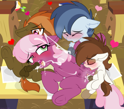 Size: 2892x2546 | Tagged: explicit, artist:sherathoz, artist:tolpain, button mash, age difference, alternate version, balls, blowjob, blushing, cheerilee, cheerilee gets all the colts, cheerimash, cheeripip, classroom, clitoris, collaboration, colt, colt on mare, creampie, crotchboobs, cum, cum in mouth, cum version, cumming, desk, dock, drool, drool string, earth pony, erection, eyelashes, female, floating heart, foal, foalbang, foalcon, g4, gangbang, group sex, handjob, hands free, heart, heart eyes, horsecock, imported from derpibooru, lying down, male, mare, missionary position, moaning, nipples, no eyelashes, nudity, on back, oral, orgasm, penetration, penis, pipsqueak, pony, school, sex, shady daze, ship:shadrilee, shipping, simultaneous orgasm, size difference, spread legs, spreading, straight, straight shota, tail, teacher and student, teats, tongue out, underhoof, vaginal, vaginal creampie, vaginal orgasm, vaginal secretions, vulva, wingding eyes