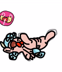 Size: 3000x3450 | Tagged: explicit, artist:paciblabber, 1000 hours in ms paint, anus, baby, baby pony, babycon, cozy glow, foalcon, g4, imported from derpibooru, nudity, pacifier, pegasus, pony, solo, spread legs, spreading, vulva