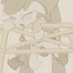 Size: 2000x2000 | Tagged: explicit, artist:dtcx97, apple bloom, age difference, ambiguous penetration, applecest, balls, big macintosh, blushing, brother and sister, crotchboobs, delicious flat crotch, duo, earth pony, eyes closed, female, fence, filly, foal, foalcon, g4, imported from derpibooru, incest, male, nipples, nudity, open mouth, penetration, pony, reverse suspended congress, sex, ship:macbloom, shipping, siblings, sketch, stallion, stallion on filly, standing sex, straight, teats, tongue out