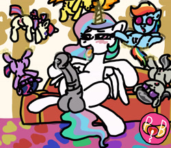 Size: 3000x2591 | Tagged: explicit, artist:paciblabber, princess celestia, rainbow dash, twilight sparkle, 1000 hours in ms paint, alicorn, baby, babycon, earth pony, erection, female, filly, filly moondancer, filly octavia, filly rainbow dash, filly spitfire, filly twilight sparkle, foal, foalcon, futa, futa princess celestia, g4, horn, horsecock, imported from derpibooru, intersex, moondancer, nudity, octavia melody, pegasus, penis, pony, precum, spitfire, spread legs, spreading, unicorn, vulva, younger