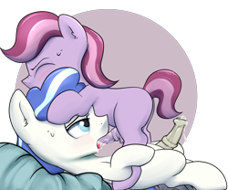 Size: 3439x2864 | Tagged: explicit, artist:dumbwoofer, balls, blank flank, blowjob, blushing, chest sitting, colt, colt on colt, crystal pony, cum, cum in mouth, cumming, duo, duo male, ear fluff, earth pony, eyes closed, foal, foalcon, frosty quartz, g4, gay, hoof on head, imported from derpibooru, lavender bunch, lying down, male, medial ring, mottled genitals, nudity, on back, oral, orgasm, penis, pony, precum, precum string, prone, reasonably sized genitals, reasonably sized penis, reverse foalcon, scrunchy face, sex, ship:lavenderquartz, simple background, sweat, sweatdrop, transparent background, vein, veiny cock