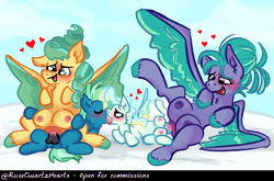 Size: 1933x1274 | Tagged: explicit, artist:rosequartzhearts, age difference, air pop, anatomically incorrect crotchboobs, bedroom eyes, big crotchboobs, bisexual, bisexual female, blushing, colt, colt on filly, colt on mare, commission, crotchboobs, female, filly, floating heart, foal, foalcon, french kiss, g4, heart, huge crotchboobs, imported from derpibooru, incest, kissing, lesbian, male, mare, mare on filly, nipples, nudity, parent and child, pegasus, penetration, penetration view, pony, reverse cowgirl, sex, sky stinger, straight, straight shota, tribadism, twirly whirly, vaginal, vaginal secretions, vapor trail, vulva, young