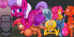 Size: 2000x1000 | Tagged: explicit, artist:stoopedhooy, babs seed, diamond tiara, silver spoon, abdominal bulge, ahegao, anal, anal orgasm, ball tattoo, balls, barcode, bdsm, body modification, bondage, chastity, chastity cage, clopfic in description, collar, cozy glow, crotchboobs, cutiemarking, dialogue, doll, dollified, dominant, ear plugs, earth pony, encasement, female, filly, foal, foalcon, futa, futa cozy glow, futa diamond tiara, futa filly, futa filly on futa filly, futa on female, futa on filly, futa silver spoon, futa twist, futadom, g4, gangbang, golly, grin, group sex, imported from derpibooru, inanimate tf, intersex, latex, latex suit, leash, lipstick, living sex toy, mind break, mind control, musk, nipples, nudity, onahole, open mouth, orgasm, orgasm denial, orgy, pegasus, penetrable sex toy, penetration, pony, rocking horse, rocking horse bondage, sex, sex toy, size difference, slave, smiling, story in the source, story included, tongue out, transformation, twist, veiny balls