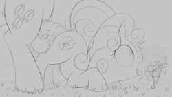 Size: 1920x1080 | Tagged: explicit, artist:dtcx97, sweetie belle, age difference, ambiguous penetration, ass up, balls, bipedal, black and white, dock, duo, duo male and female, emanata, face down ass up, faceless male, father and child, father and daughter, female, female focus, filly, flower, foal, foalcon, g4, grayscale, hondo flanks, horn, horsecock, imported from derpibooru, incest, infidelity, male, medial ring, monochrome, nudity, offscreen character, offscreen male, open mouth, out of frame, outdoor sex, outdoors, penetration, penis, pinpoint eyes, pony, pony on pony action, sex, ship:sweetieflanks, shipping, shocked, shocked expression, shrunken pupils, sketch, solo focus, stallion, stallion on filly, straight, tail, the cmc's cutie marks, tongue out, traditional art, unicorn, wall of tags