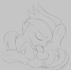 Size: 1932x1893 | Tagged: explicit, artist:dtcx97, button mash, 69 position, anus, balls, blowjob, butt, colt, colt on colt, dock, duo, duo male, eyes closed, foal, foalcon, g4, gay, imported from derpibooru, male, monochrome, nudity, oral, pegasus, penis, plot, pony, rumble, sex, ship:rumblemash, shipping, sketch, spread legs, spreading, tail