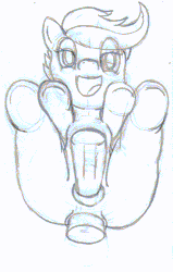 Size: 356x560 | Tagged: explicit, artist:autumnwheat, scootaloo, age difference, anal, animated, butt, disembodied penis, double penetration, female, filly, foal, foalcon, g4, gif, imported from derpibooru, lying down, male, monochrome, multiple penetration, nudity, on back, open mouth, penetration, penis, plot, pony, sex, smiling, stallion, stallion on filly, straight, traditional art, vaginal