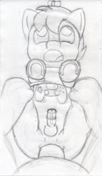 Size: 325x560 | Tagged: explicit, artist:autumnwheat, button mash, age difference, anal, animated, anus, butt, colt, controller, earth pony, foal, foalcon, g4, gay, gif, imported from derpibooru, lying down, male, missionary position, monochrome, nudity, offscreen character, on back, open mouth, penetration, penis, plot, pony, sex, stallion, stallion on colt, traditional art, underhoof