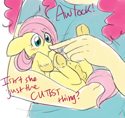 Size: 635x600 | Tagged: questionable, artist:cartoonlion, fluttershy, pinkie pie, oc, oc:futashy, ask futashy, balls, boop, breasts, casual nudity, female, foal, foalcon, futa, futa filly, futa fluttershy, g4, herm, human, humanized, imported from derpibooru, intersex, noseboop, nudity, pegasus, sheath, younger