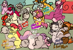 Size: 4000x2736 | Tagged: explicit, artist:gluttonace, apple bloom, button mash, diamond tiara, scootaloo, silver spoon, sweetie belle, oc, oc:razzmatazz gleam, 69 position, age difference, canon x oc, cheerilee, colt, commission, cutie mark crusaders, double penetration, duo, earth pony, female, filly, filly on colt, filly on filly, foal, foalcon, g4, group, group sex, horn, hybrid, imported from derpibooru, kissing, lesbian, male, masturbation, multiple penetration, oral, orgy, pegabat, pegasus, penetration, pony, rumble, sex, size difference, sketch, snails, snips, spitroast, straight, threesome, tribadism, twist, unicorn, wip, ych sketch, your character here