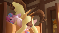 Size: 4445x2500 | Tagged: explicit, artist:hentwi, princess flurry heart, alicorn, anus, balls, bed, bedroom, bedroom eyes, colt, colt on filly, creampie, cum, female, filly, foal, foalcon, g4, imported from derpibooru, male, missionary position, nudity, pegasus, penetration, penis, ponut, pony, pound cake, pumpkin cake, sex, ship:poundflurry, shipping, spread legs, spreading, straight, unicorn, vaginal, vaginal creampie, voyeurism, vulva