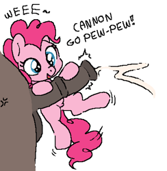 Size: 832x854 | Tagged: explicit, artist:myra, pinkie pie, age difference, cheering, cross-popping veins, cum, cumming, dark genitals, dialogue, earth pony, emanata, excited, female, filly, filly pinkie pie, foal, foalcon, fun, funny, funny porn, g4, hanging, happy, horsecock, imported from derpibooru, male, nudity, offscreen character, penis, playful, playing, pony, silly, simple background, size difference, stallion, stallion on filly, straight, swinging, talking, text, vulva, white background, younger