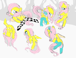 Size: 1054x802 | Tagged: explicit, artist:bo2lbrush, fluttershy, anus, clothes, cute, female, filly, foal, foalcon, g4, imported from derpibooru, nudity, pegasus, pixel-crisp art, ponut, pony, shy, simple background, socks, solo, solo female, striped socks, vulva, white background, younger