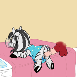 Size: 3000x3000 | Tagged: explicit, artist:thebathwaterhero, oc, oc:ivana, age difference, anus, bed, butt, clitoris, clothes, disembodied penis, female, female focus, fetish, filly, foal, foalcon, glasses, imminent penetration, imminent sex, imported from derpibooru, male, multiple variants, nightgown, nudity, oc only, on bed, penis, plot, pony, sleeping, solo focus, somnophilia, stallion, stallion on filly, straight, vulva, zebra, zebra oc