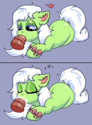 Size: 6676x9009 | Tagged: explicit, artist:kutemango, 2 panel comic, blowjob, bondage, bow, butt, comic, commission, creampie, cum, cum in mouth, cute, dock, ear fluff, earth pony, eyes closed, female, filly, foal, foalcon, g5, heart, imported from derpibooru, lidded eyes, looking at something, mare, minty (g5), multiple variants, nudity, oral, oral creampie, penis, pony, present, raised tail, sex, sleeping, sucking, tail, tape, tape bondage, tied, tied hands, tied up, tired, white mane, ych example, your character here