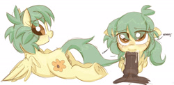 Size: 1902x928 | Tagged: explicit, artist:mushy, oc, oc:pea, age difference, anatomically correct, anus, blowjob, cheeks, cum, dock, female, filly, foal, foalcon, full cheeks, heart, heart eyes, horsecock, imported from derpibooru, just the tip, looking at you, looking up, male, medial ring, nudity, oc only, oral, pegasus, penis, pony, sex, simple background, stallion, stallion on filly, straight, tail, vulva, white background, wingding eyes