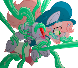 Size: 1800x1579 | Tagged: explicit, artist:sherathoz, oc, ahegao, anal, anus, balls, band-aid, blushing, bondage, butt, clothes, colt, commission, diaper, erection, foal, foalcon, hat, horn, imported from derpibooru, insertion, large penetration, male, non-baby in diaper, nudity, oc only, open mouth, oral, pacifier, penetration, penis, plot, ponut, pony, raised tail, sex, shirt, solo, solo male, sounding, spread legs, spreading, tail, tentacle blowjob, tentacle bondage, tentacle porn, tentacles, tentacles on male, tied, tongue out, unicorn, urethral insertion