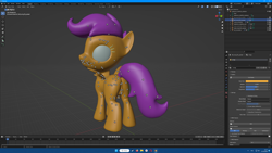 Size: 2560x1440 | Tagged: explicit, 3d, 3d model, blender, download, download at source, downloadable, editor, female, filly, foal, foalcon, g4, imported from derpibooru, pegasus, pony, solo, solo female