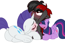 Size: 1800x1208 | Tagged: explicit, artist:sherathoz, rarity, twilight sparkle, oc, oc:varan, series:getting laid, age difference, alicorn, analingus, analingus on male, balls deep, blowjob, butt, colt, commission, deep penetration, earth pony, earth pony oc, female, female on male, female on male analingus, foal, foalcon, g4, group sex, imported from derpibooru, male, mare, mare on colt, nudity, oral, penis, plot, pony, sex, simple background, softcore, straight, straight shota, sucking, threesome, transparent background