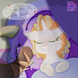 Size: 1400x1400 | Tagged: explicit, artist:fillysilly, oc, oc:chouquette cake, age difference, bed, bedroom, cakecest, coat markings, cum, cum on body, cum on hair, cum on horn, derpibooru exclusive, facial, female, fetish, filly, foal, foalcon, freckles, g4, horn, horsecock, imported from derpibooru, incest, male, masturbation, next generation, niece, nudity, offscreen character, offspring, parent:oc:lustfull desiree, parent:pumpkin cake, parents:canon x oc, pegasus, penis, pony, pound cake, relatives, sleeping, somnophilia, speech bubble, stallion, stallion on filly, straight, text, uncle, uncle and niece, unicorn, wing masturbation, wings