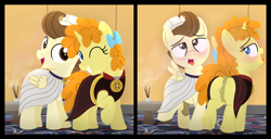 Size: 4540x2320 | Tagged: explicit, artist:dtcx97, art pack:fillycon, comic:the photoshoot, anus, aphrodisiac, art pack, brother, brother and sister, butt, cake twins, clitoris, colt, comic, crotchboobs, double wink, duo, duo male and female, equal opportunity lewd, female, filly, foal, foalcon, g4, horsecock, imminent foalcon, imminent incest, imminent sex, imminent twincest, imported from derpibooru, male, nipples, nudity, one eye closed, pegasus, penis, plot, ponut, pony, pound cake, pumpkin cake, siblings, sister, stallion, teats, twins, unicorn, vulva, vulvar winking, wing hole, wings, wink