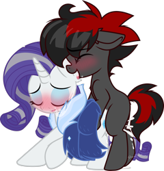Size: 1800x1878 | Tagged: explicit, artist:sherathoz, rarity, oc, oc:varan, age difference, blushing, canon x oc, clothes, colt, colt on mare, commission, creampie, cum, doggy style, drool, drool string, earth pony, earth pony oc, female, foal, foalcon, from behind, g4, imported from derpibooru, male, mare, my little pony: friendship is magic, obscured penetration, older, older rarity, penetration, pony, sex, simple background, straight, straight shota, the last problem, transparent background, unicorn, vaginal