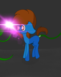 Size: 2400x3000 | Tagged: explicit, artist:derpy_the_duck, oc, oc:derp, anal, anal insertion, blank flank, colt, earth pony, foal, foalcon, gray background, high res, hypnosis, imported from derpibooru, insertion, male, nudity, oc only, penetration, penis, pony, sex, simple background, small penis, solo, solo male, tentacle porn, tentacles, tentacles on colt, tentacles on male
