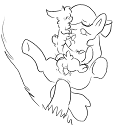 Size: 4000x4000 | Tagged: explicit, apple bloom, anal, angel bunny, artist needed, bestiality, blowjob, butt, double penetration, female, filly, foal, foalcon, g4, imported from derpibooru, interspecies, lying down, lying on top of someone, male, missionary position, multiple penetration, nudity, oral, penetration, penis, plot, sex, spread legs, spreading, straight, underhoof, vaginal