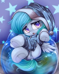 Size: 968x1198 | Tagged: explicit, artist:darkstylerz, oc, oc:siriusnavigator, alternate version, anus, bed, butt, clothes, commission, cute, dock, female, filly, foal, foalcon, frog (hoof), hooves, imported from derpibooru, nudity, oc only, pajamas, pegasus, plot, pony, rule 63, solo, solo female, tail, underhoof, unicorn, vulva, ych result