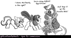 Size: 1600x853 | Tagged: explicit, artist:rosequartzhearts, apple bloom, scootaloo, sweetie belle, age difference, anus, bow, butt, cheerilee, clitoris, cunnilingus, cutie mark crusaders, earth pony, female, filly, foal, foalcon, g4, hair bow, imported from derpibooru, lesbian, mare, mare on filly, nudity, oral, pegasus, plot, ponut, pony, sex, sketch, teacher and student, unicorn, upside down, vaginal secretions, vulva