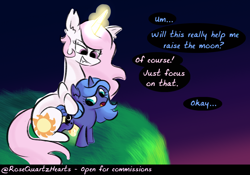 Size: 1483x1038 | Tagged: explicit, artist:rosequartzhearts, princess celestia, princess luna, duo, female, foalcon, g4, imported from derpibooru, incest, lesbian, pony, royal sisters, ship:princest, shipping, siblings, sisters, unicorn