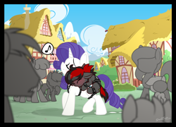 Size: 2000x1438 | Tagged: explicit, artist:sherathoz, rarity, oc, oc:varan, series:getting laid, age difference, ambiguous penetration, canon x oc, casual sex, colt, commission, creampie, cum, earth pony, earth pony oc, exhibitionism, female, femdom, foal, foalcon, g4, imported from derpibooru, male, malesub, mare, mare on colt, obscured penetration, outdoor sex, outdoors, penetration, pony, ponyville, pregnant, pregnant sex, sex, size difference, softcore, straight, straight shota, submissive, tied, unicorn