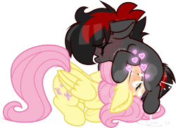 Size: 1500x1098 | Tagged: explicit, artist:sherathoz, fluttershy, oc, oc:varan, series:getting laid, age difference, blowjob, blushing, blushing profusely, canon x oc, colt, colt on mare, commission, creampie, cum, cum in mouth, cumming, duo, earth pony, earth pony oc, facefuck, female, floating heart, floppy ears, foal, foalcon, g4, heart, imported from derpibooru, male, mare, nudity, obscured penetration, oral, oral creampie, oral penetration, penis, pony, sex, shipping, simple background, size difference, straight, straight shota, transparent background