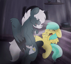 Size: 2000x1800 | Tagged: explicit, artist:euspuche, oc, oc:tempest streamrider, absurd file size, absurd gif size, age difference, animated, barley barrel, bed, bedroom, belt, butt, collar, cum, duo, eyes closed, female, filly, foal, foalcon, g4, gif, horsecock, imported from derpibooru, leash, looking at each other, looking at someone, male, nudity, on bed, pegasus, penetration, penis, pet play, plot, pony, sex, stallion, stallion on filly, straight, vaginal, vaginal secretions