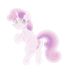 Size: 1802x2048 | Tagged: explicit, artist:feralkittyclawz, sweetie belle, anus, blushing, butt, female, filly, foal, foalcon, g4, horn, imported from derpibooru, looking at you, looking back, looking back at you, nudity, plot, ponut, pony, simple background, smiling, solo, solo female, tail, unicorn, vulva, white background