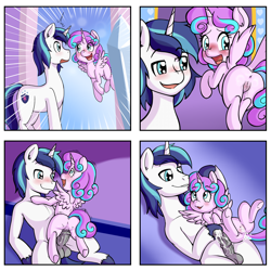 Size: 3500x3500 | Tagged: explicit, artist:anibaruthecat, princess flurry heart, shining armor, age difference, alicorn, aroused, blank flank, blushing, butt, comic, creampie, crystal empire, cuddling, cum, daughter, drool, drool string, duo, estrus, family, father, father and child, father and daughter, female, filly, foal, foalcon, g4, happy sex, head pat, heat, high res, horny, imported from derpibooru, incest, infidelity, infidelity armor, male, nudity, older, older flurry heart, parent and child, pat, penetration, plot, pony, rear view, sex, ship:flurryarmor, shipping, spread wings, stallion, stallion on filly, straight, unicorn, vaginal, vulva, wall of tags, wingboner, wings