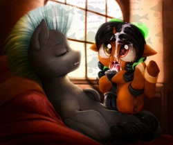 Size: 1900x1590 | Tagged: explicit, artist:darkstylerz, oc, commission, creampie, cum, cum in mouth, cum on hair, cum on tongue, cute, cute porn, facial, female, filly, filly on stallion, foal, foalcon, frog (hoof), heterochromia, hoofjob, hooves, horsecock, imported from derpibooru, licking, licking cock, male, nudity, obtrusive watermark, oral, oral creampie, pegasus, penis, pony, reverse foalcon, ribbon, sex, stallion, starry eyes, tongue out, underhoof, unicorn, vaginal secretions, vulva, watermark, wet, wingding eyes