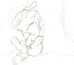 Size: 1605x1415 | Tagged: explicit, artist:dtcx97, anatomically correct, anus, butt, cozy glow, female, filly, foal, foalcon, g4, hoofing, imported from derpibooru, masturbation, monochrome, nudity, orgasm, pegasus, plot, ponut, pony, sitting, sketch, solo, solo female, spread legs, spreading, squirting, tree, underhoof, vaginal hoofing, vaginal orgasm, vaginal secretions, vulva