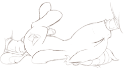 Size: 1582x845 | Tagged: explicit, artist:dtcx97, age difference, anal, balls, blowjob, colt, colt on stallion, earth pony, erection, foal, foalcon, g4, gay, horsecock, imported from derpibooru, large penetration, lying down, male, monochrome, nudity, offscreen character, on back, oral, penetration, penis, pony, sex, sketch, spitroast, stallion, stallion on colt, table lotus position, tender taps, threesome