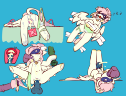 Size: 1024x780 | Tagged: explicit, semi-grimdark, artist:ninebuttom, an egg being attacked by sperm, ballgag, bondage, butt, clothes, creampie, cum, egg cell, foal, foalcon, gag, imported from derpibooru, impregnation, nudity, panties, partially undressed, pegasus, plot, pony, rape, sex, sleeping, spermatozoon, underwear, vulva