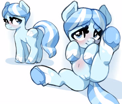 Size: 3500x3000 | Tagged: explicit, artist:poole, oc, oc:pansy, belly button, butt, earth pony, earth pony oc, female, filly, foal, foalcon, high res, human vulva on pony, imported from derpibooru, nudity, oc only, plot, pony, solo, solo female, vulva