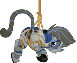 Size: 1800x1474 | Tagged: explicit, artist:sherathoz, oc, oc:force feedback, anus, blue blush, blue insides, blushing, bondage, bound, butt, clitoris, commission, crotchboobs, female, filly, foal, foalcon, gynoid, imported from derpibooru, nudity, oc only, plot, ponut, pony, robot, robot pony, rope, rope bondage, sexbot, shibari, simple background, solo, solo female, spread legs, spreading, transparent background, vulva